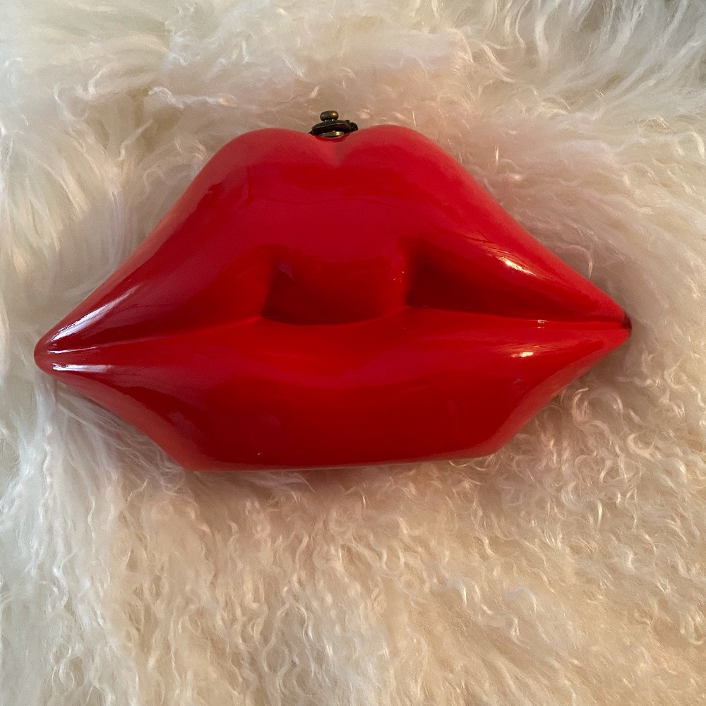 Vintage Lips Timmy Woods Purse